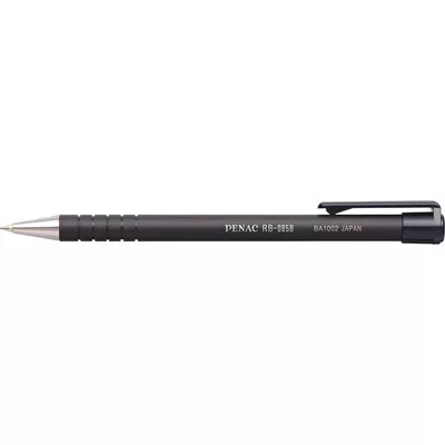 Golyóstoll, 0,7 mm, nyomógombos, PENAC "RB-085B", fekete 1 db