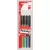 Alkoholos marker készlet, OHP, 1 mm, M, ICO, 4 különböző szín 4 db