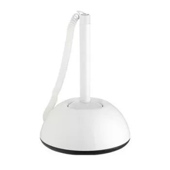   Ügyféltoll, 0,8 mm, fehér tolltest, ICO "Lux", kék 1 db