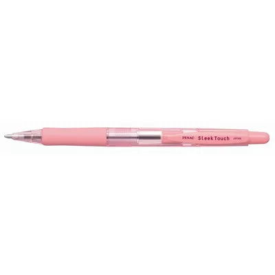 Golyóstoll, 0,7 mm, nyomógombos, rózsaszín tolltest, PENAC "SleekTouch", kék 1 db