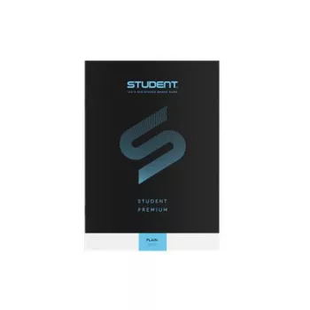   Füzet, tűzött, A4, sima, 32 lap, ICO "Student Premium", "80-32", fekete 1 db