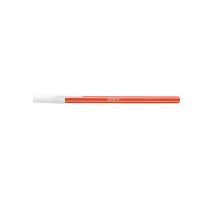 Golyóstoll, 0,7 mm, kupakos, ICO "Signetta", piros 50 db