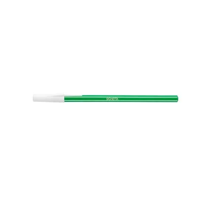 Golyóstoll, 0,7 mm, kupakos, ICO "Signetta", zöld 50 db