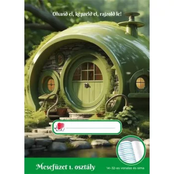   Olvasónapló, tűzött, A5, 32 lap, 1. osztály, ICO "Süni Mesefüzet", hobbit 1 db