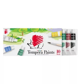 Tempera készlet, 10 darabos, ICO "Süni" 10 db