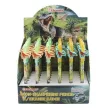 Tolóbetétes ceruza radírral display, HB, ICO "Bensia", dinoszaurusz 36 db
