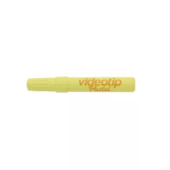   Szövegkiemelő, 1-4 mm, ICO "Videotip", pasztell sárga 1 db