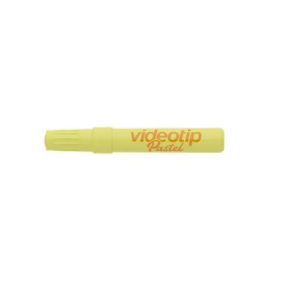 Szövegkiemelő, 1-4 mm, ICO "Videotip", pasztell sárga 1 db