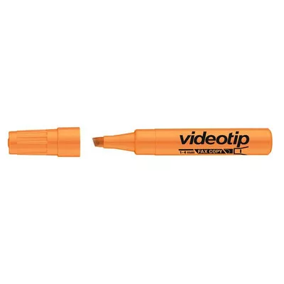 Szövegkiemelő, 1-4 mm, ICO "Videotip", narancssárga 1 db