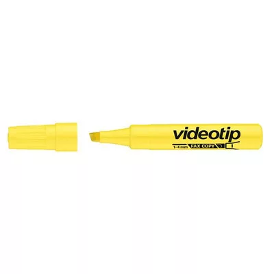 Szövegkiemelő, 1-4 mm, ICO "Videotip", sárga 1 db