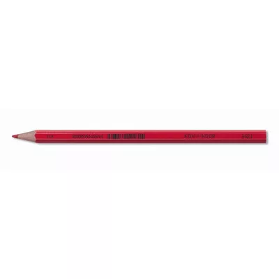 Színes ceruza, hatszögletű, vastag, KOH-I-NOOR "3421" piros