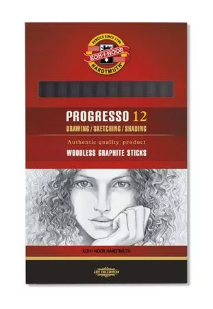 Grafitceruza, 8B, KOH-I-NOOR "8911 Progresso" 12 db