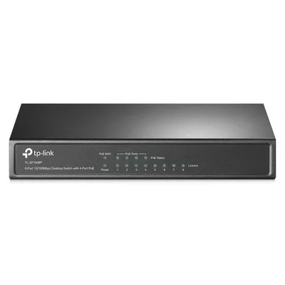 TP-LINK TL-SF1008P 8-Port 10/100Mbps Desktop Switch