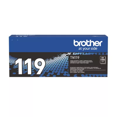 Brother TN-119 eredeti fekete tonerkazetta ► 1.500 oldal kapacitás ► HIVATALOS!