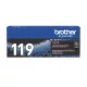 Brother TN-119 eredeti fekete tonerkazetta ► 1.500 oldal kapacitás ► HIVATALOS!