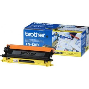   Brother TN-135 Y sárga eredeti tonerkazetta 4k tn135 (≈4000 oldal)