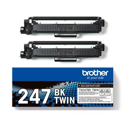 Brother TN-247BKTWIN eredeti tonercsomag (2x3000 oldal)