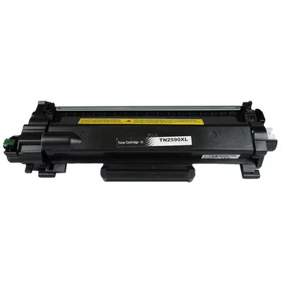 Utángyártott BROTHER TN2590XL Toner fekete 3.000 oldal kapacitás (CHIP-pel!)