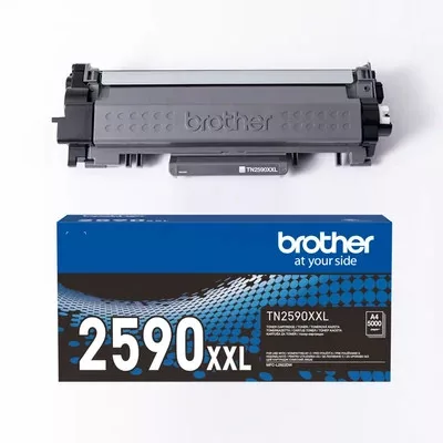 Brother TN-2590XXL FEKETE / BLACK EREDETI TONER ≈5000 oldal