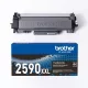 Brother TN-2590XXL FEKETE / BLACK EREDETI TONER ≈5000 oldal