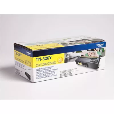 Brother TN-326 Y (sárga) eredeti tonerkazetta (≈3500 oldal)
