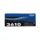 Brother TN-3610 eredeti FEKETE / BLACK tonerkazetta 18000 oldalra (TN3660)