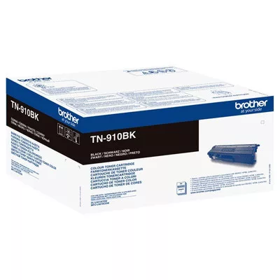Brother TN-910BK eredeti fekete tonerkazetta, ~9000 oldal