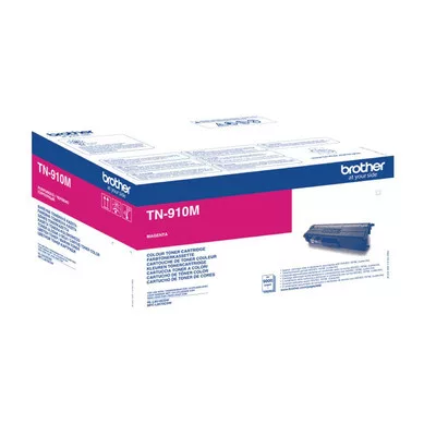 Brother TN-910M eredeti magenta tonerkazetta, ~9000 oldal