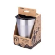 Termoszbögre, 300 ml, rozsdamentes acél, TROIKA "Cup-uccino", ezüst 1 db