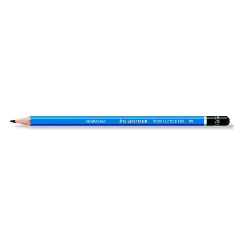   Grafitceruza, 2B, hatszögletű, STAEDTLER "Mars Lumograph 100" 1 db