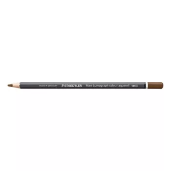   Akvarell színes ceruza, hatszögletű, STAEDTLER "Mars® Lumograph® 104", sötétbarna