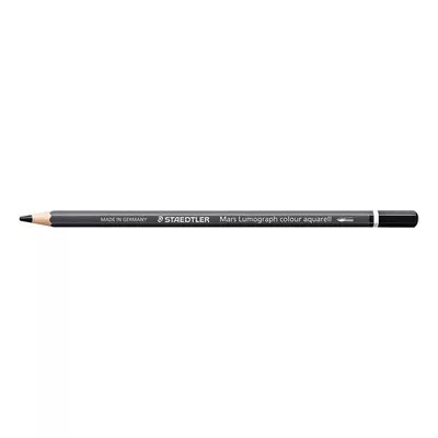 Akvarell színes ceruza, hatszögletű, STAEDTLER "Mars® Lumograph® 104", fekete