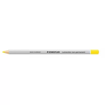   Jelölőceruza, hatszögletű, mindenre író, lemosható (omnichrom), STAEDTLER "Lumocolor 108", sárga 1 db