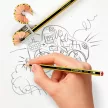 Grafitceruza, HB, hatszögletű, STAEDTLER "Noris 120" 1 db