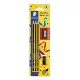 Grafitceruza, HB, hatszögletű, hegyezővel és radírral, STAEDTLER "Noris" 5 db