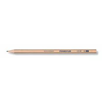  Grafitceruza, HB, hatszögletű, természetes fa, STAEDTLER "123 60"
