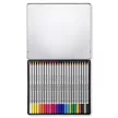Akvarell ceruza készlet, hatszögletű, fém doboz, STAEDTLER "Karat® aquarell 125", 24 különböző szín 24 db