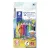 Akvarell ceruza készlet, hatszögletű, ecsettel, STAEDTLER "Noris® aquarell 144 10", 12 különböző szín 12 db