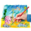 Akvarell ceruza készlet, hatszögletű, ecsettel, STAEDTLER "Noris® aquarell 144 10", 12 különböző szín 12 db