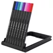 Golyóstoll készlet, 0,7 mm, nyomógombos, SCHNEIDER "Slider Edge XB", fekete 8 db