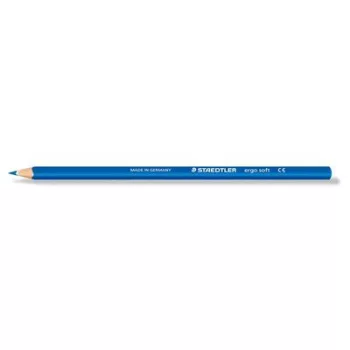   Színes ceruza, háromszögletű, STAEDTLER "Ergo Soft 157", kék