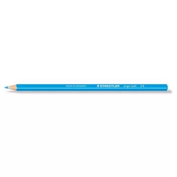   Színes ceruza, háromszögletű, STAEDTLER "Ergo Soft 157", világoskék