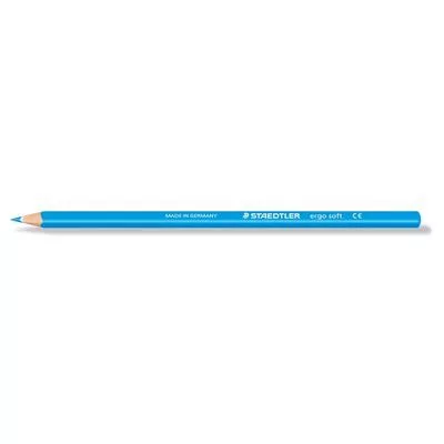 Színes ceruza, háromszögletű, STAEDTLER "Ergo Soft 157", világoskék