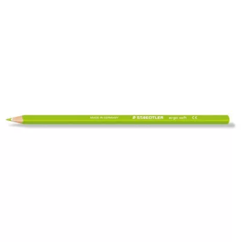   Színes ceruza, háromszögletű, STAEDTLER "Ergo Soft 157", világoszöld