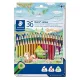 Színes ceruza készlet, háromszögletű, STAEDTLER "Noris Colour 187", 36 különböző szín 36 db