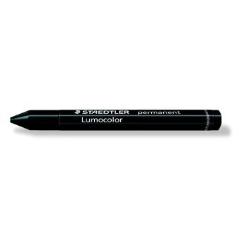   Jelölőkréta, mindenre író, vízálló (omnigraph), STAEDTLER "Lumocolor 236", fekete