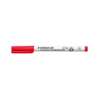 Táblamarker, 1 mm, M, kúpos, STAEDTLER "Lumocolor 301", piros 1 db