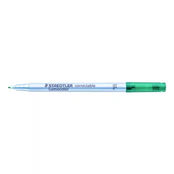   Alkoholmentes marker, OHP, 0,6 mm, STAEDTLER "Lumocolor® 305 F", zöld