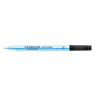 Alkoholmentes marker, OHP, 0,6 mm, STAEDTLER "Lumocolor® 305 F", fekete 1 db