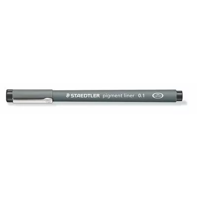 Tusfilc, 0,1 mm, STAEDTLER "Pigment Liner 308", fekete 1 db
